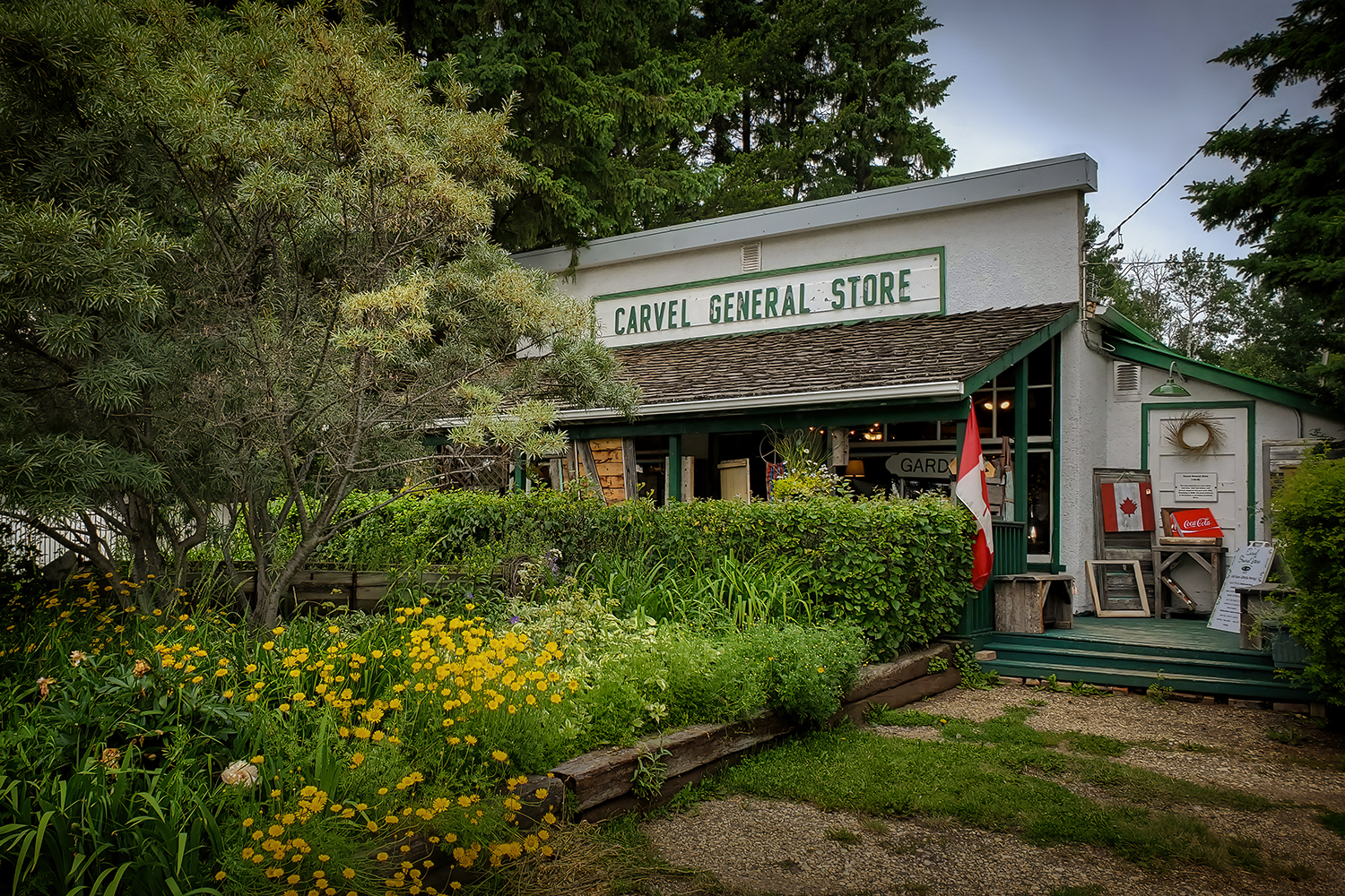 Carvel General Store, Parkland County, Carvel, Alberta, 2020-07-19