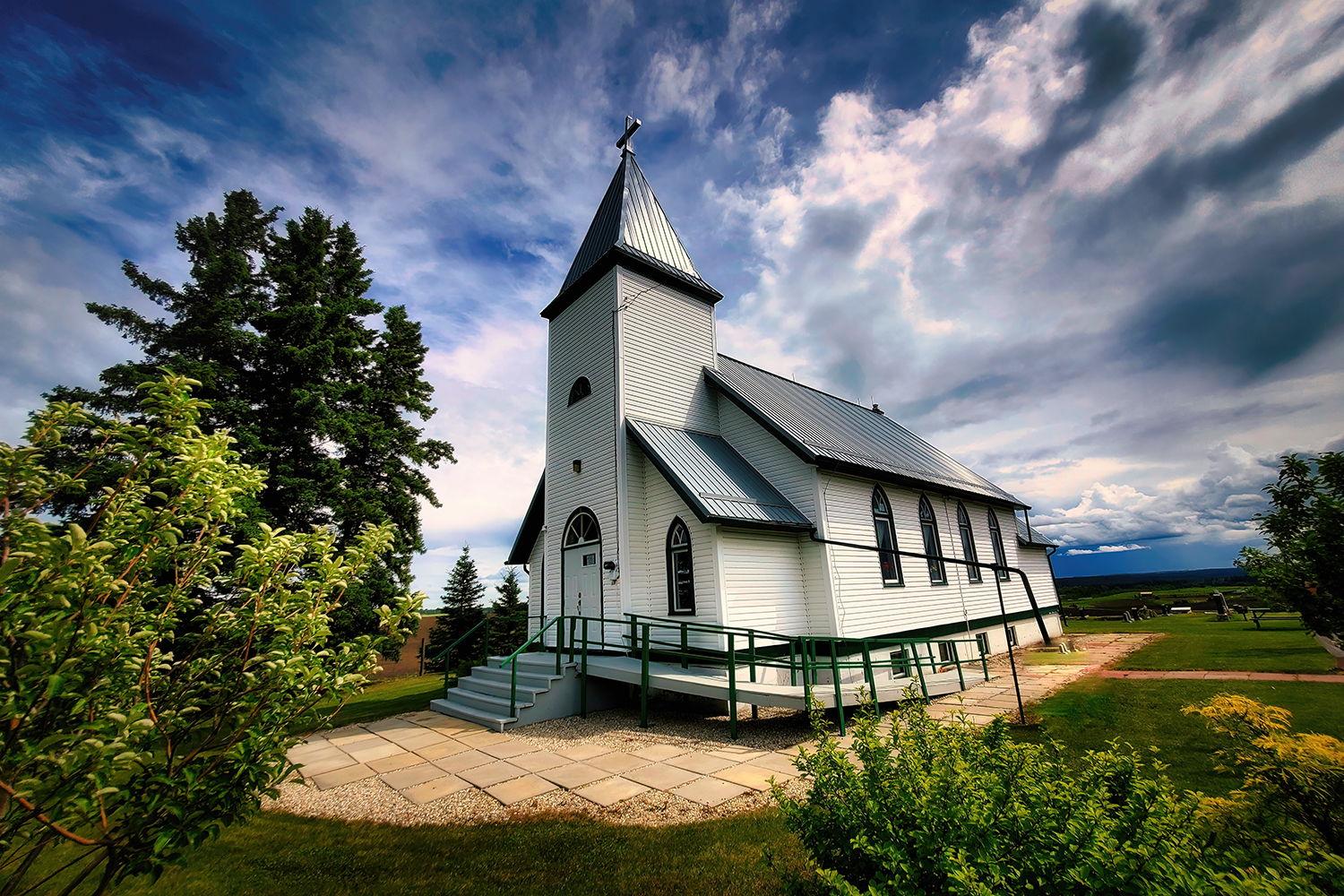 Some church found on some drive, Somewhere, Alberta, 2020-07-19