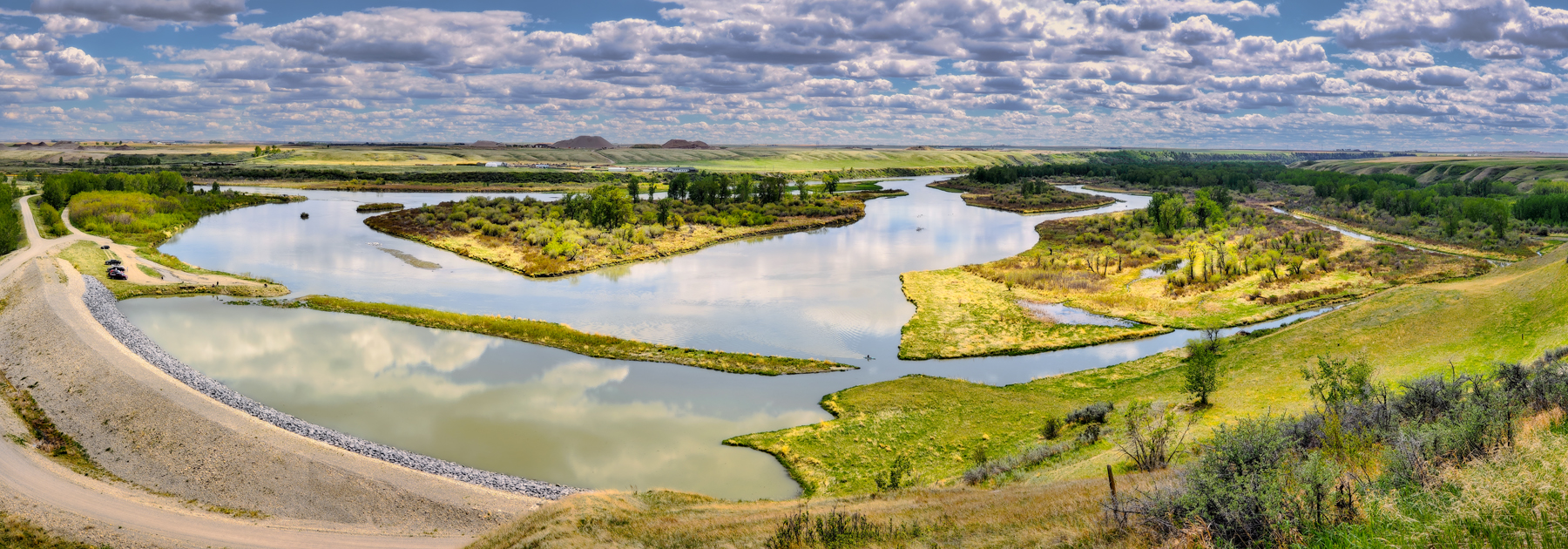 Wyndham-Carseland Provincial Park Panorama, May 29, 2021