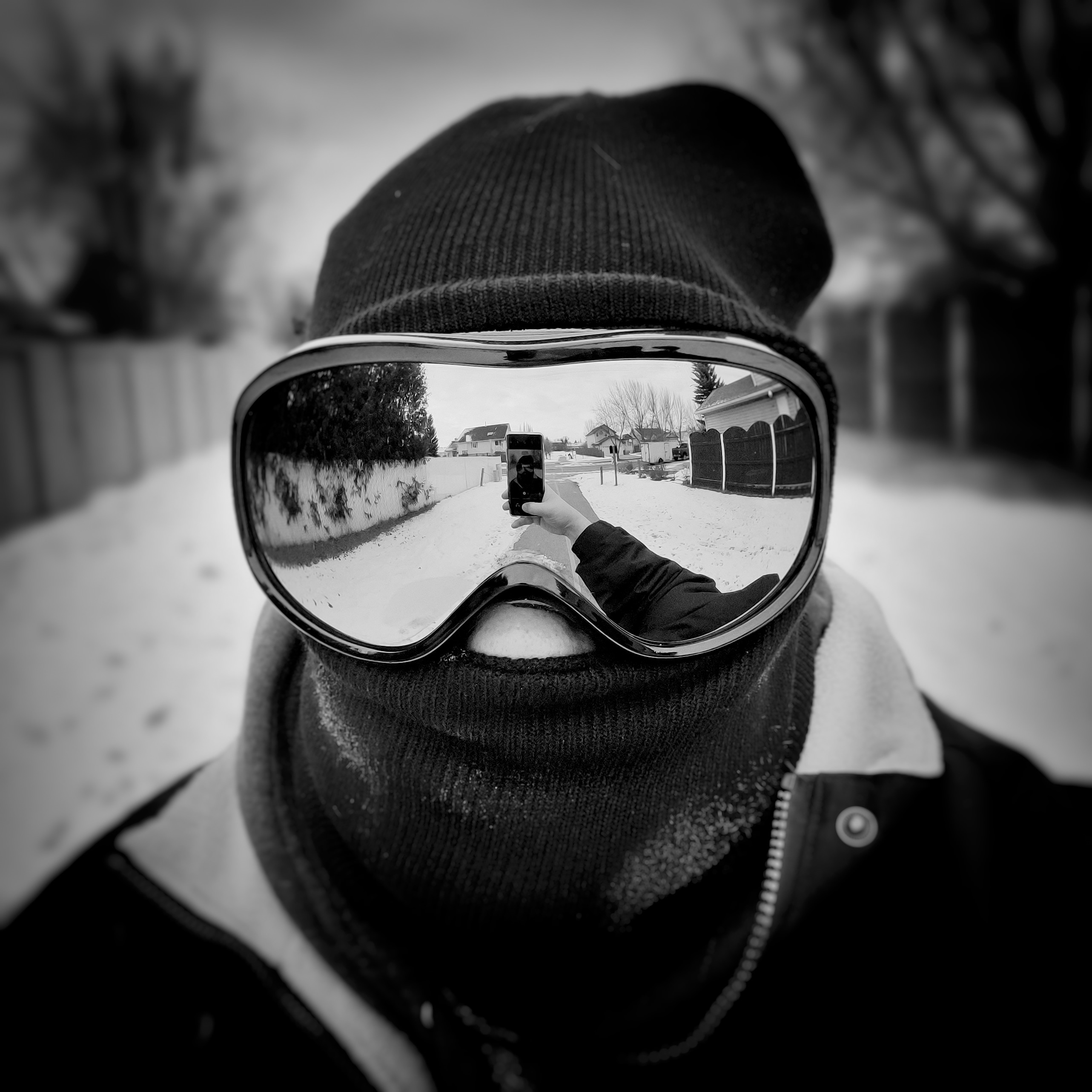 Self-portrait in sub-zero