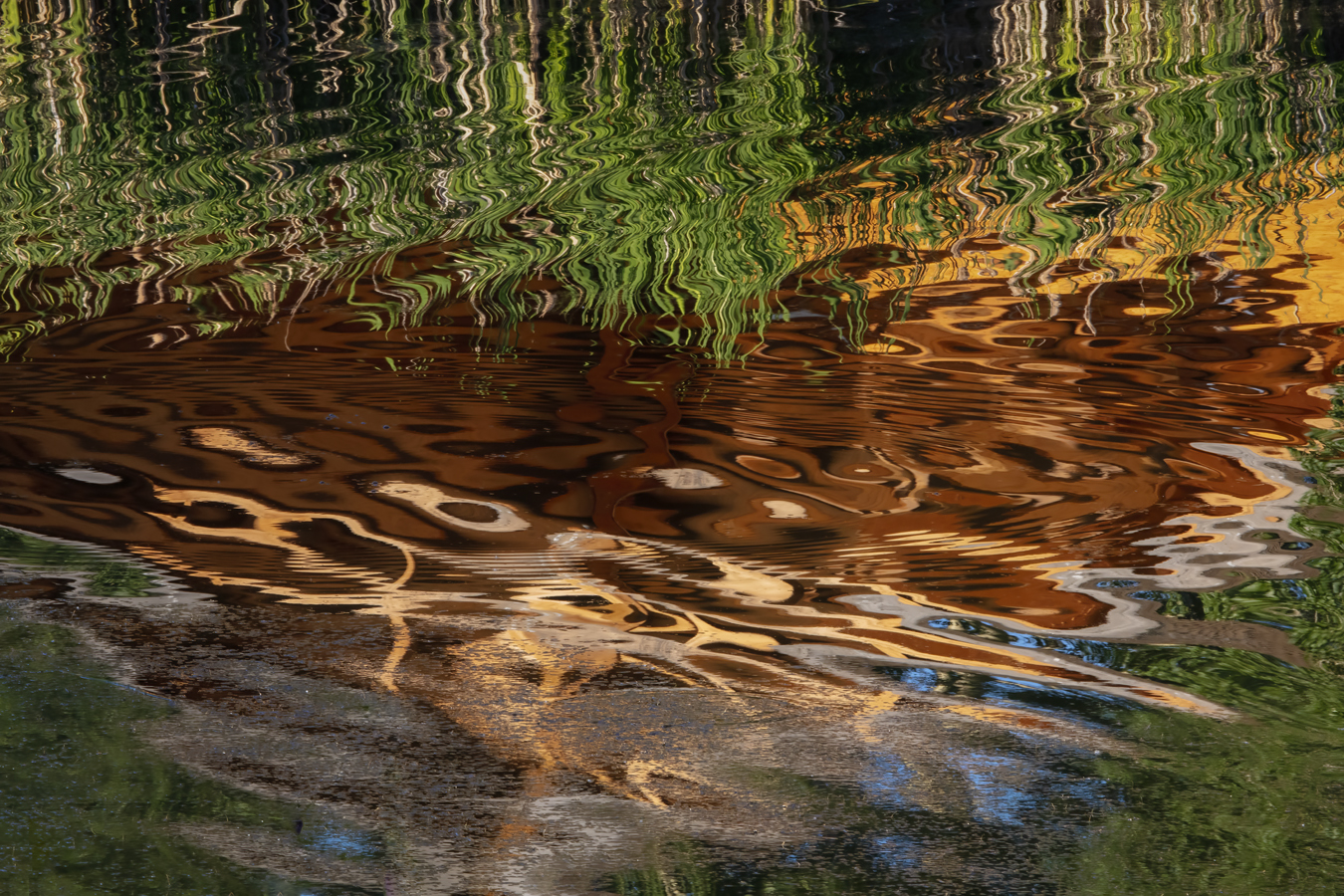Band Stand Reflected in Kinsmen Lake, Strathmore, Alberta, June 21, 2021