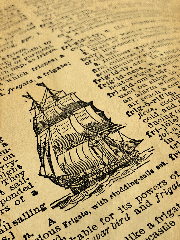 Frigging Around With A Frigate, Dictionary, Historical Museum, Vulcan, Alberta, July 09, 2021
