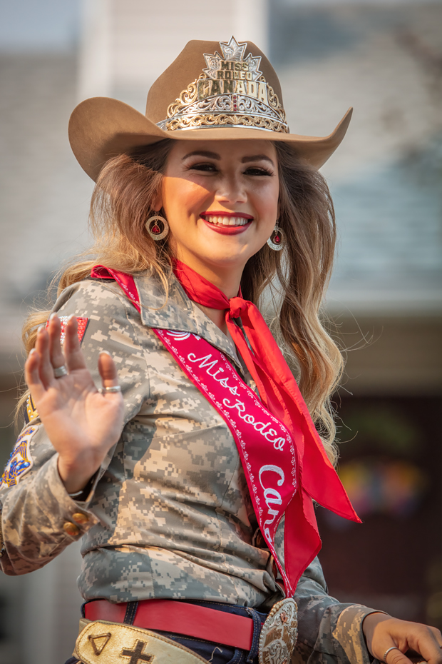 Miss Rodeo Canada, Stampede Parade, Strathmore, Alberta, July 31, 2021