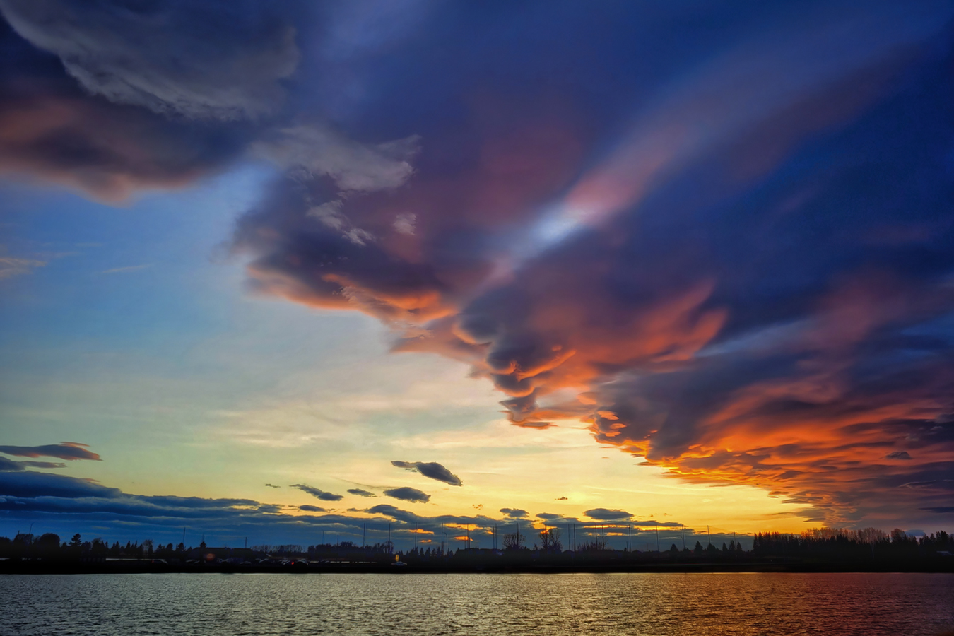 Gray's Pond, Sunset, Landscape, Surprise Ending, 2022-05-04