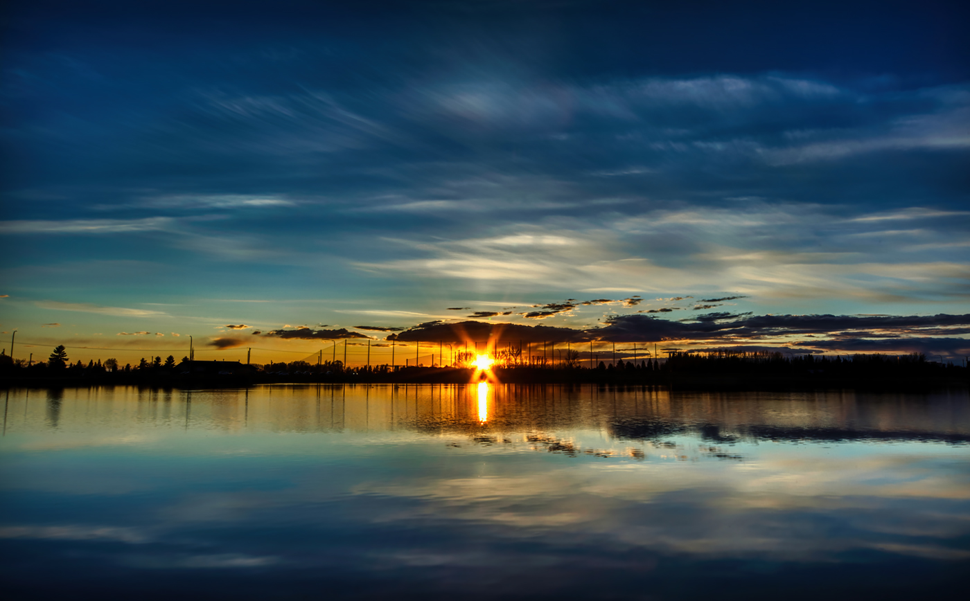 Gray's Pond, Sunset, Wide, Landscape, 2022-05-11