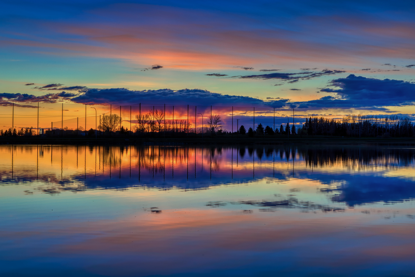 Gray's Pond, Sunset, Closeup, Landscape, 2022-05-11