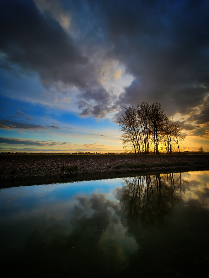 Gray's Pond, Sunset, Portrait, 2022-05-13