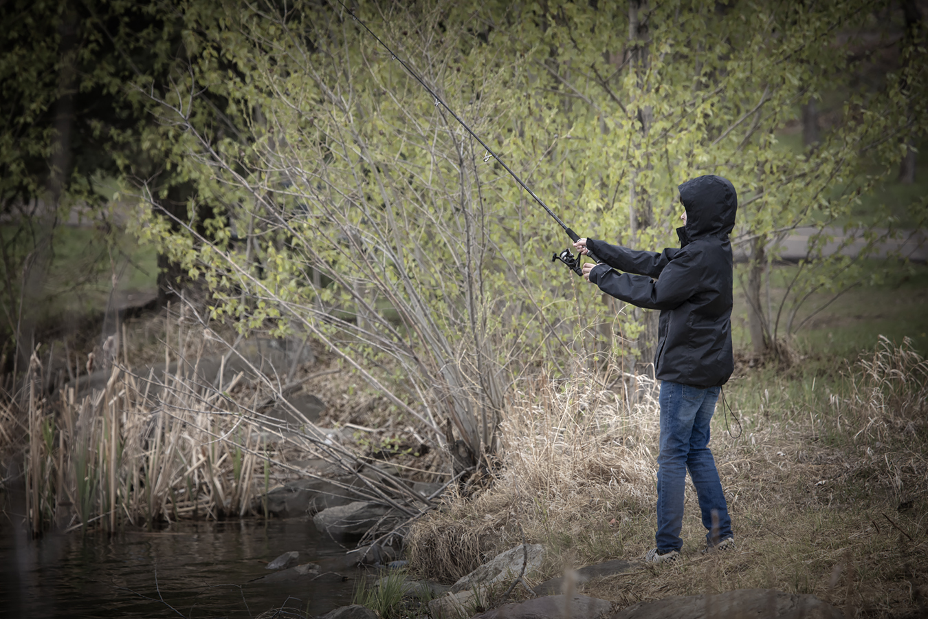 Novice Angler, Kinsmen Lake, 2022-05-14