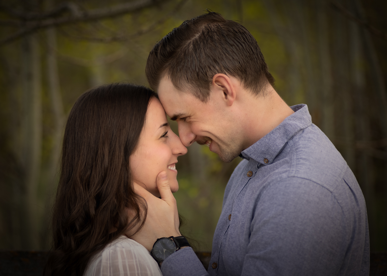 Engagement Shoot, 2022-05-22, Butterfly Kiss (Close-up)