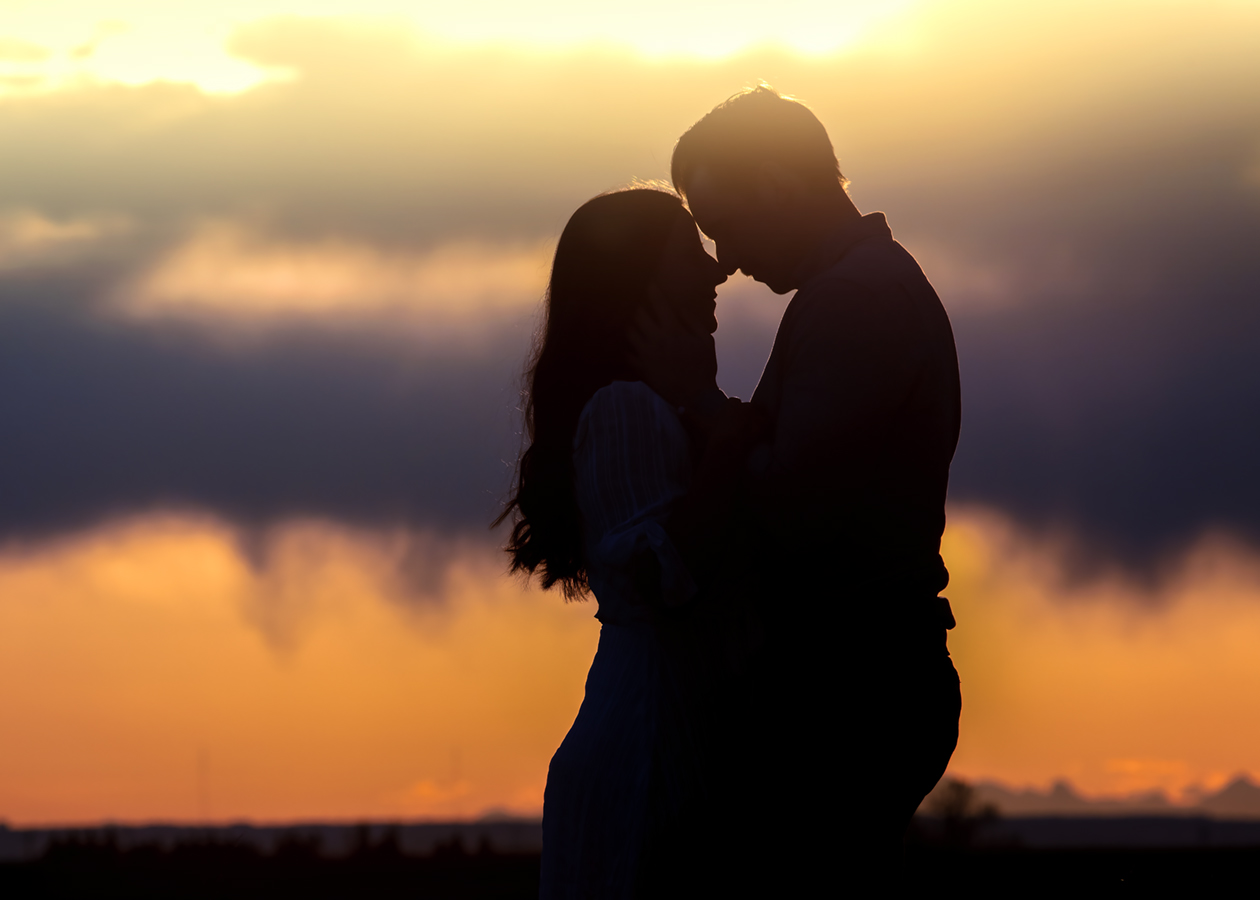 Engagement Shoot, 2022-05-22, Sunset Silhouette