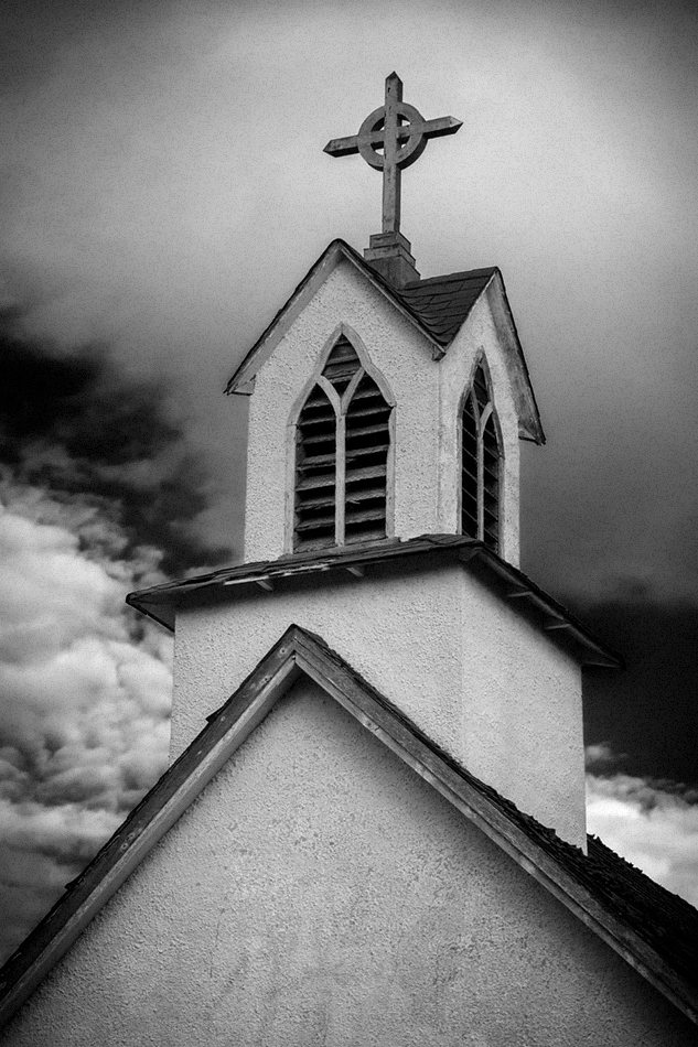 Steeple for the People, Old Church, Strathmore, AB, 2022-06-03