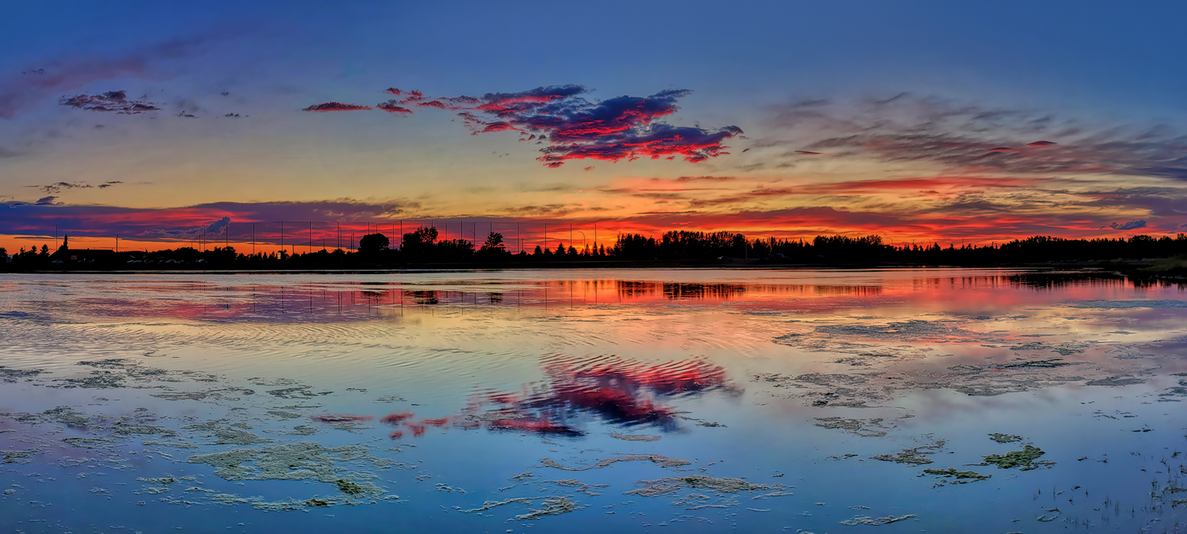 Standout Cloud After Sunset, Gray's Pond,, Strathmore, AB, 2022-06-08