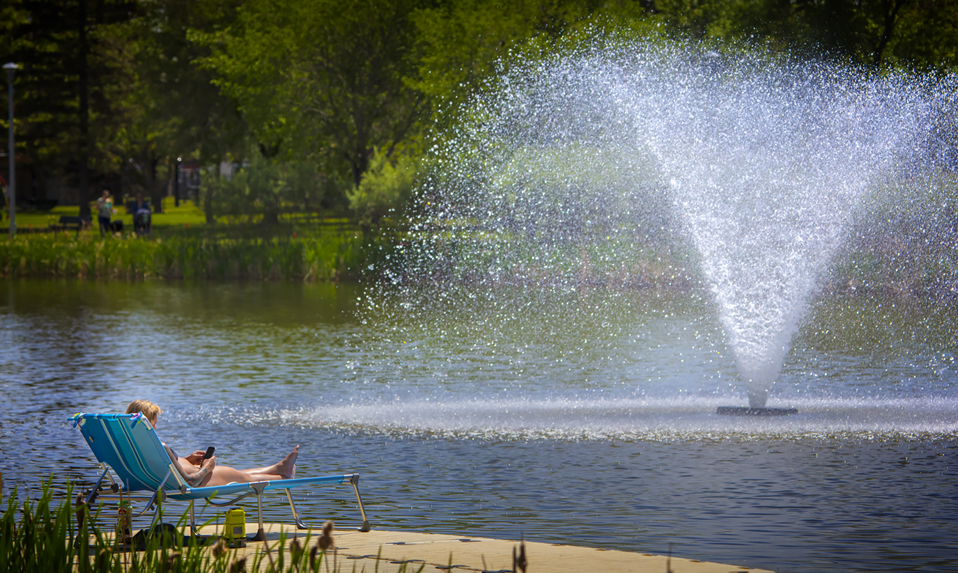 Chillaxin' by the Water, Kinsmen Park, Strathmore, AB, 2022-06-10