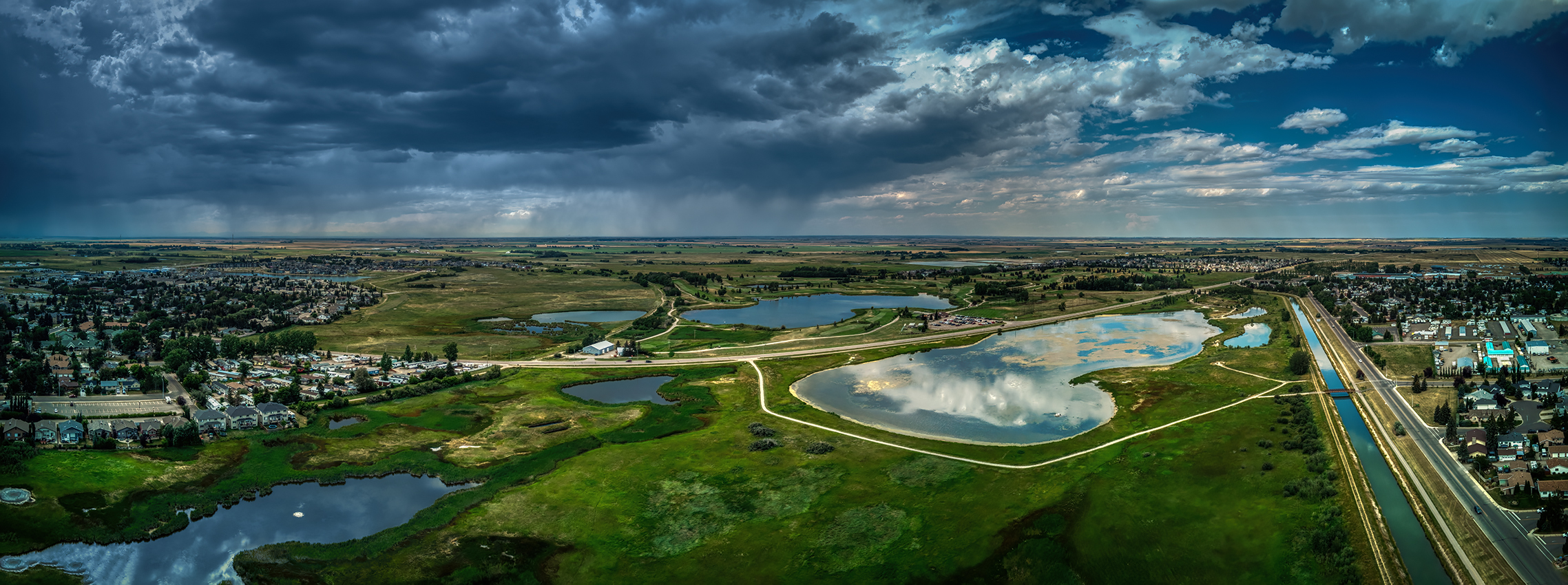 Storm Coming 01, Gray Park, Strathmore, AB, 2022-08-13