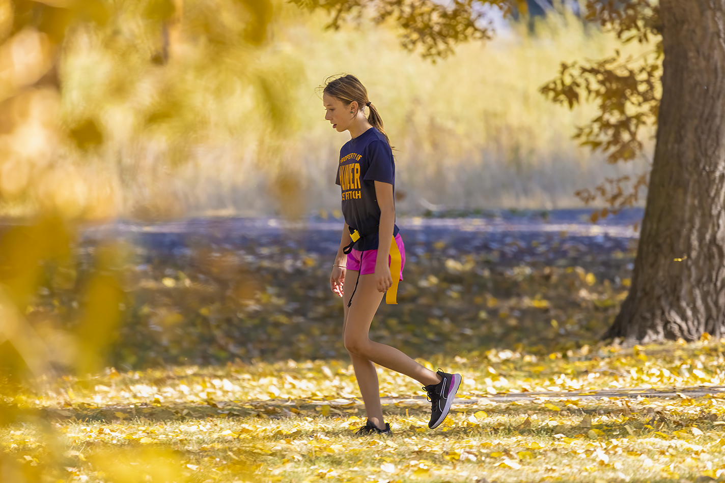 Phys-ed student, Kinsmen Park, Strathmore, Alberta, 2022-10-03