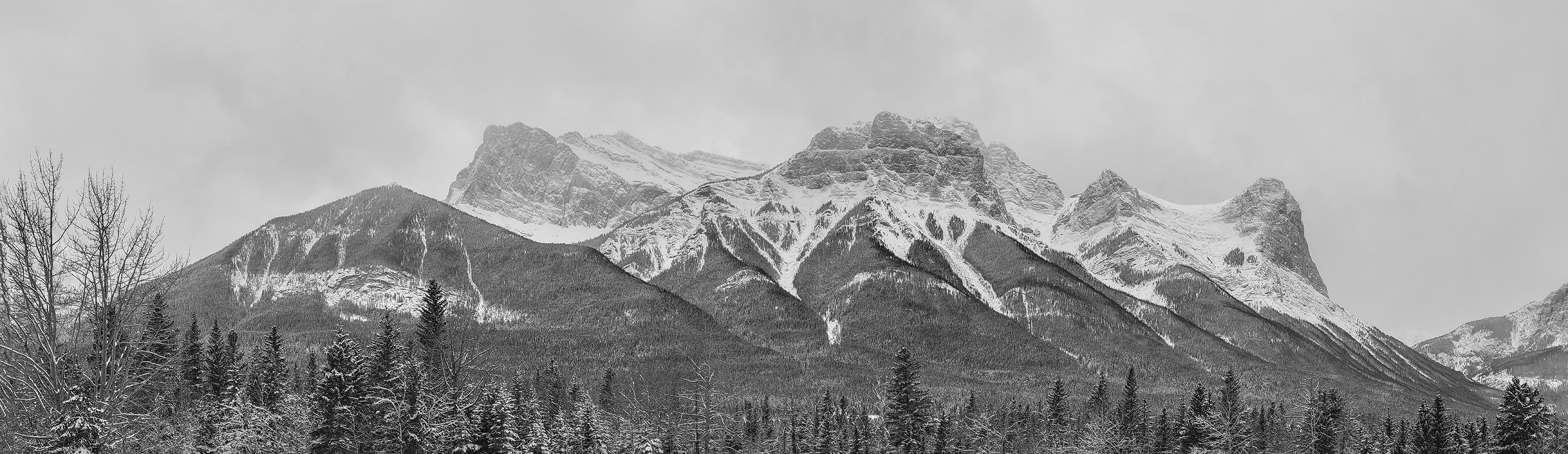Les Trois Soeurs, Canmore, AB, 2022-11-05