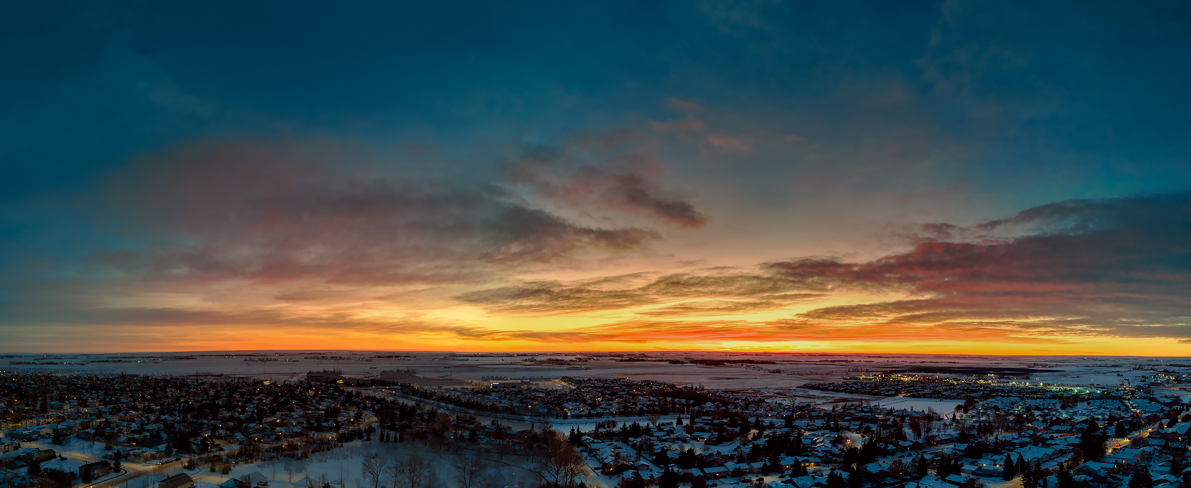 Launched 10 Min Before Sunrise, Strathmore, AB, 2022-12-08