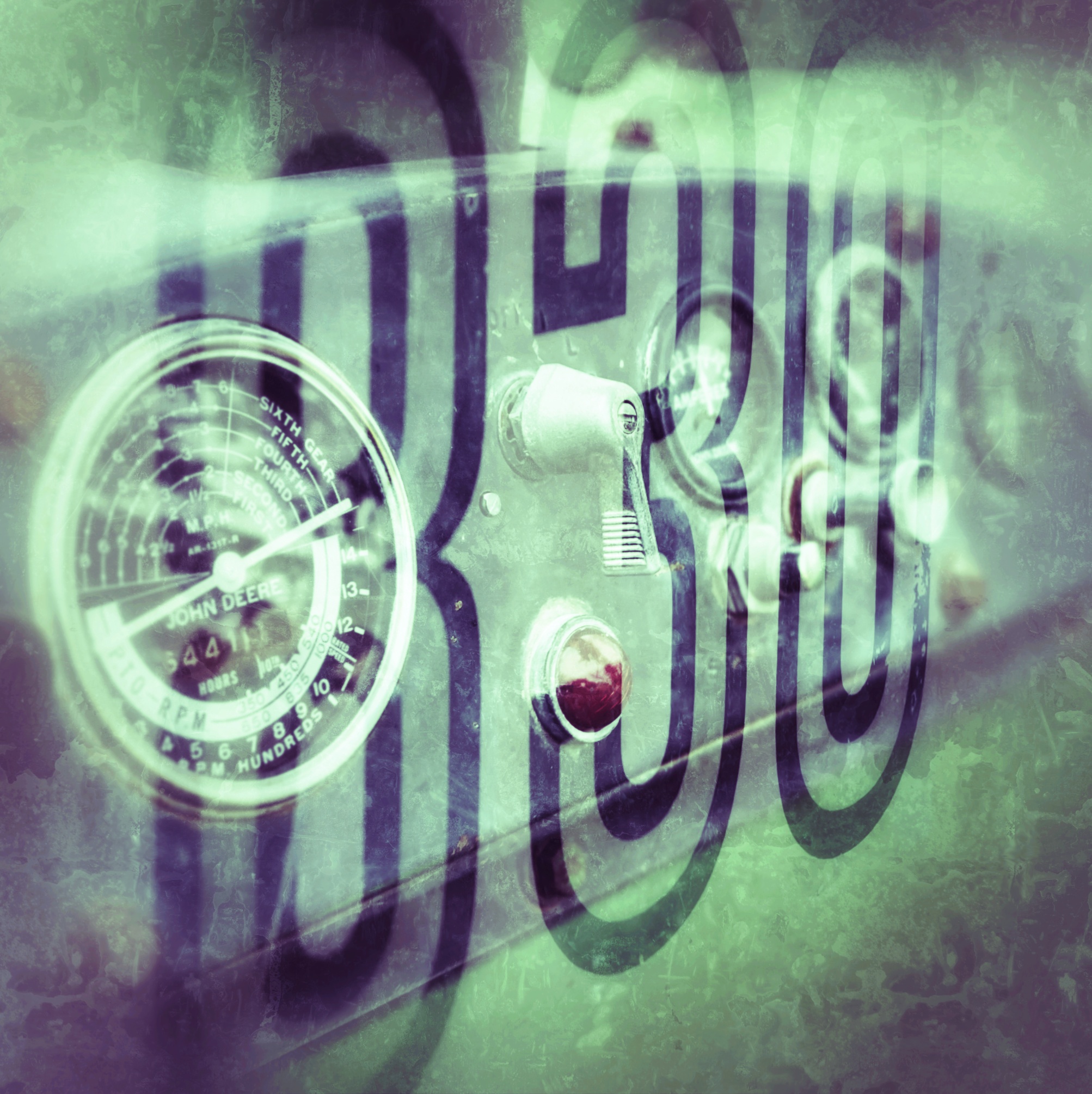 John Deere, 830, Double Exposure, Spruce Grove, Alberta, 2023-04-22
