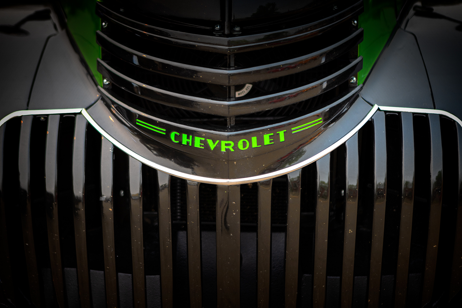 Full Frontal, Classic Chevy Truck, Morrin, Alberta. 2023-05-20