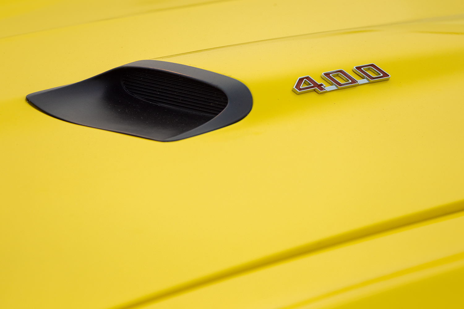 Hood Scoop & Engine Badge, Morrin, Alberta. 2023-05-20
