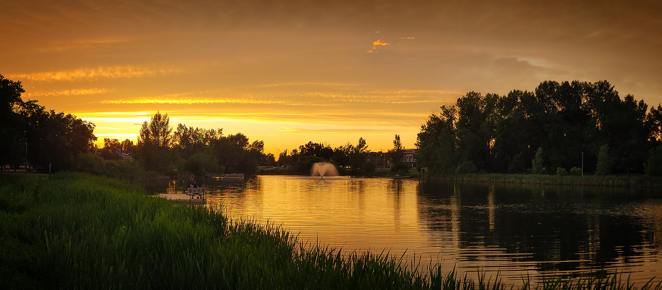 On Golden Pond, Kinsmen Lake, Strathmore, Alberta. 2023-06-16