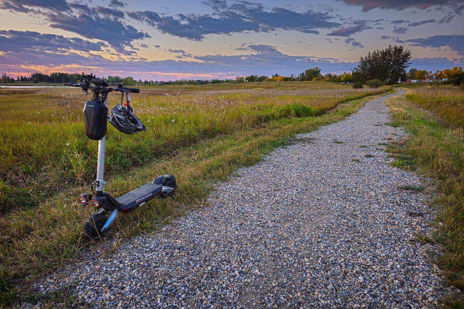 When You've Got the Scoots, Walking Trail, Gray Park, Strathmore, Alberta, 2023-09-13