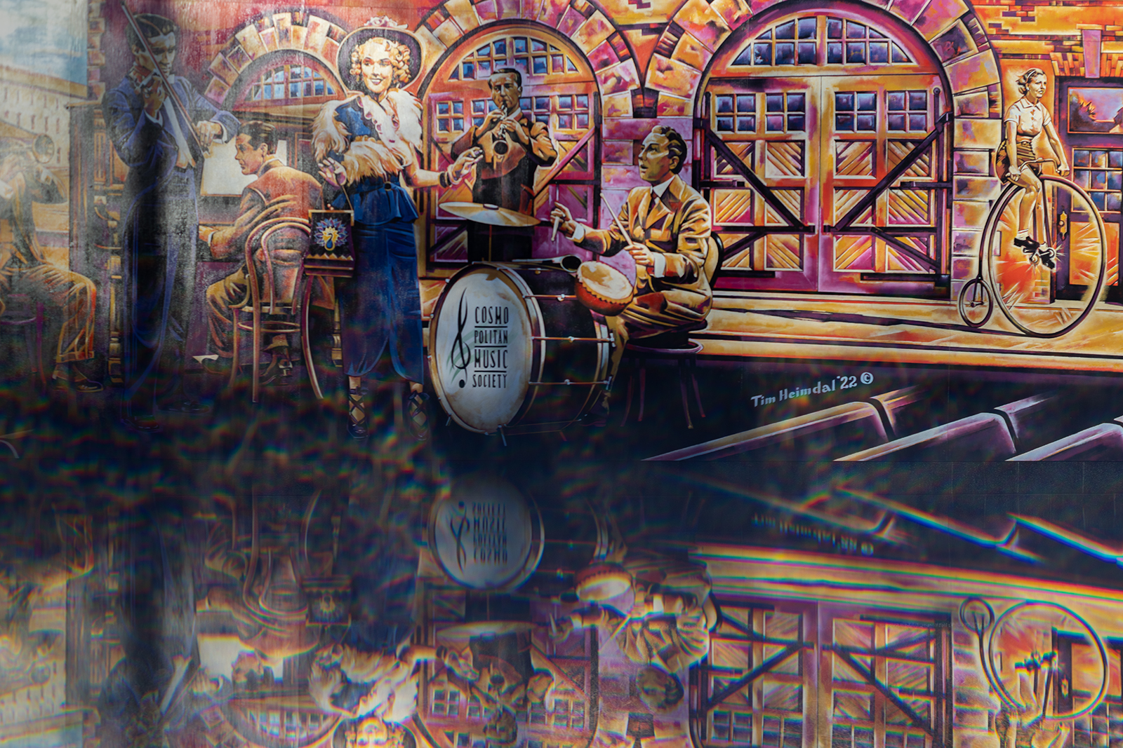 Taking a Second Look, Mural, Old Strathcona, Edmonton, AB, 2023-11-12