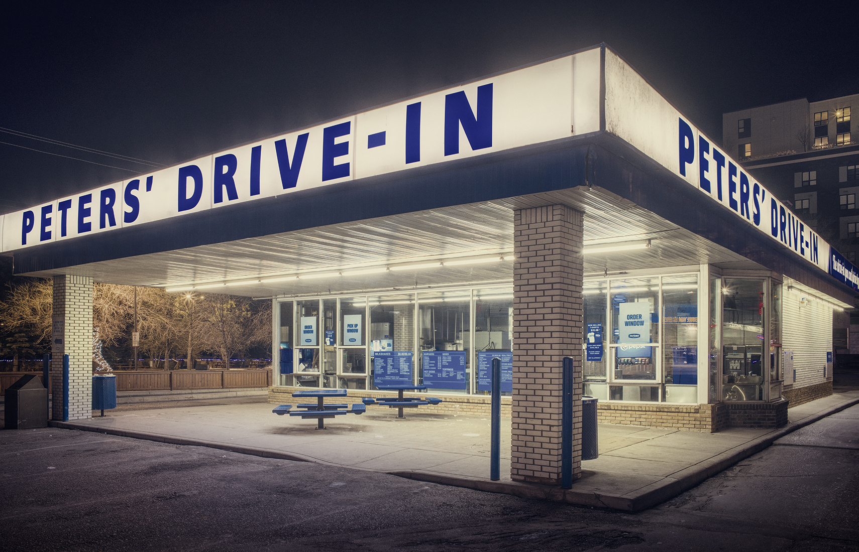 Closed for the Night, Peter's Drive In, Calgary, AB, 2023-11-19