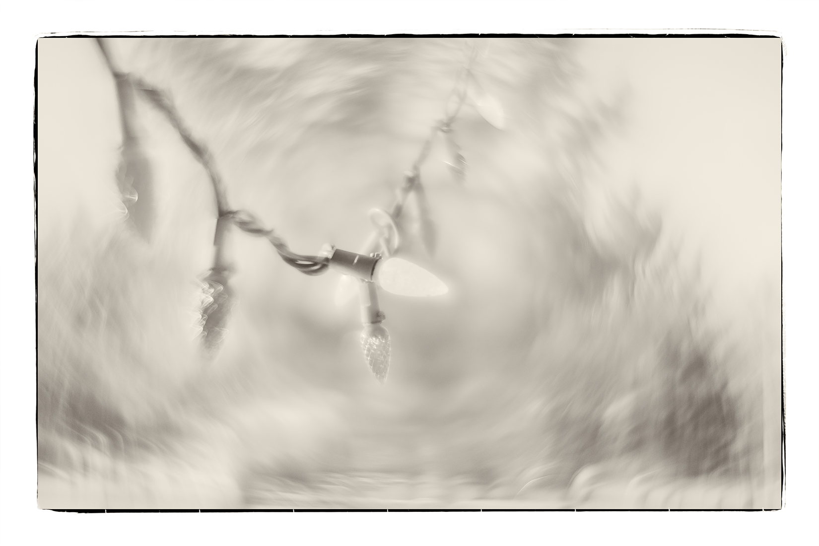 Finally seeing the light, Kinsmen Park, Strathmore, Alberta, 2024-01-27 (Tea stained)