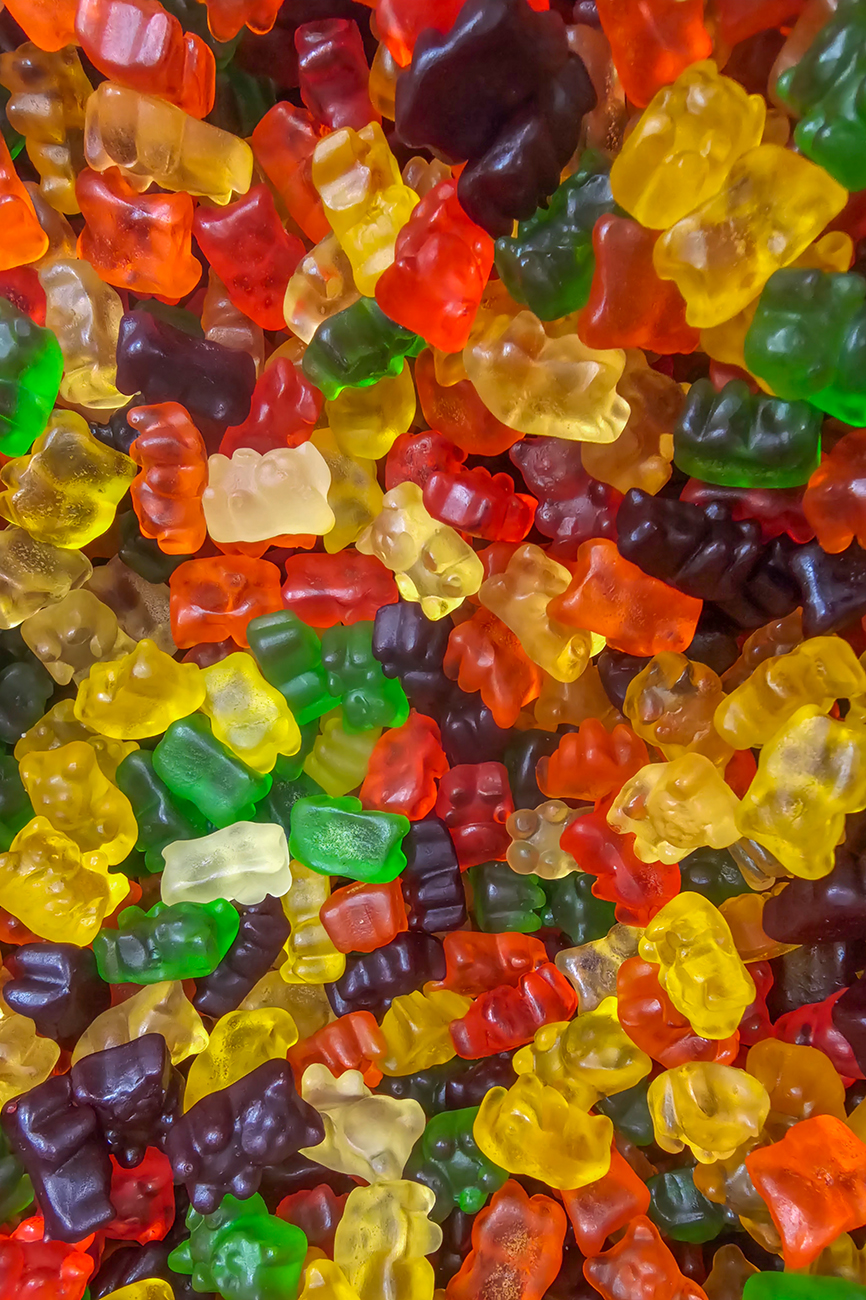 Gummi bears, Bulk Barn, Calgary, Alberta, 2024-02-10