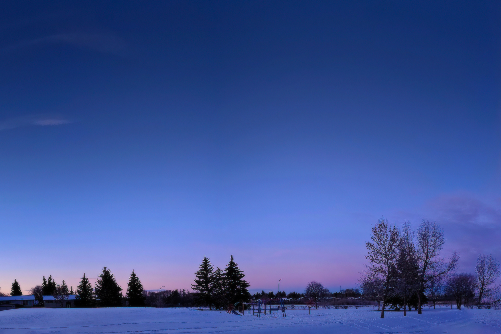 Valentines Day 2024, Thornbriar Green Park, Strathmore, Alberta, 2024-02-14