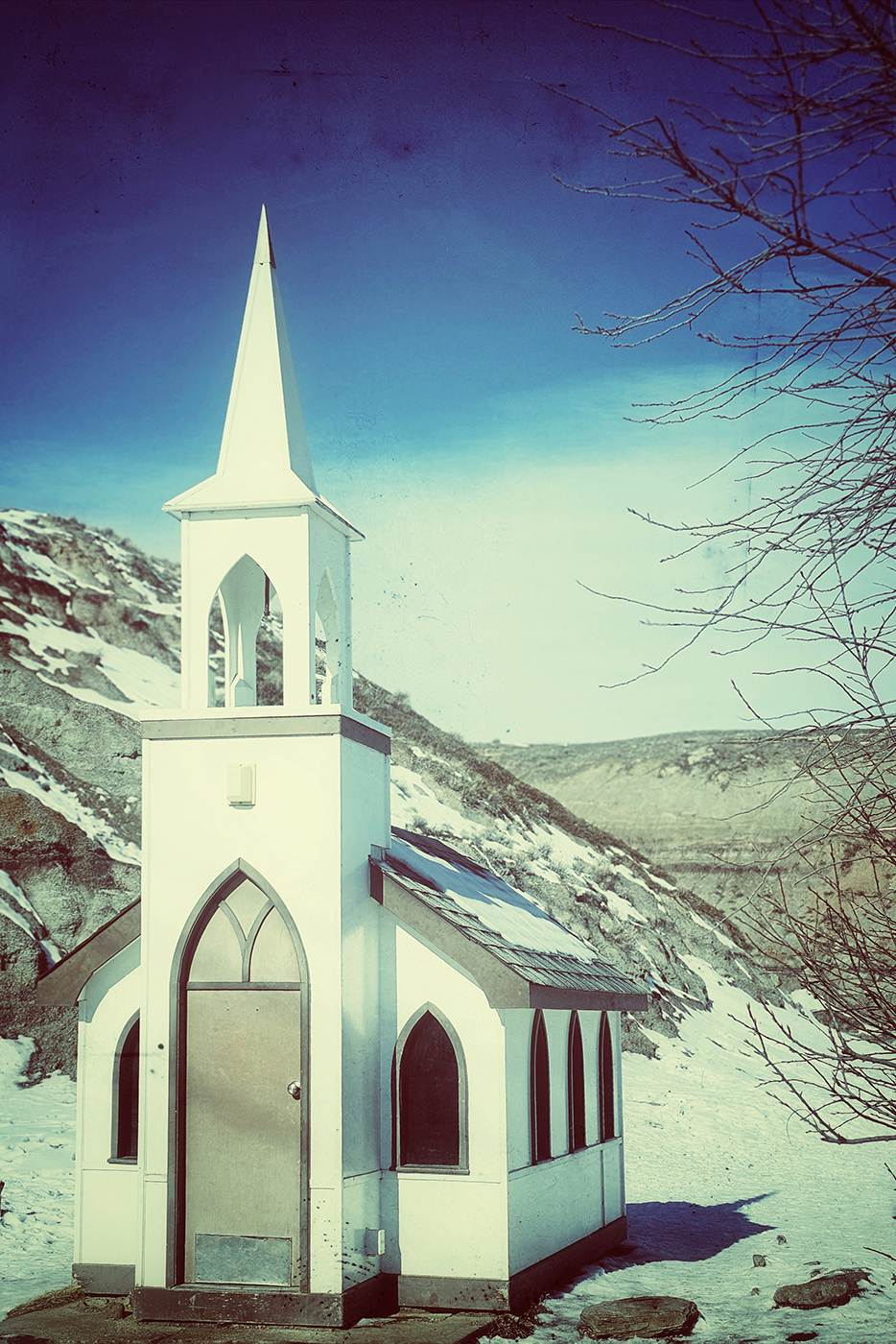 The Little Church, Drumheller, Alberta, 2024-02-21a