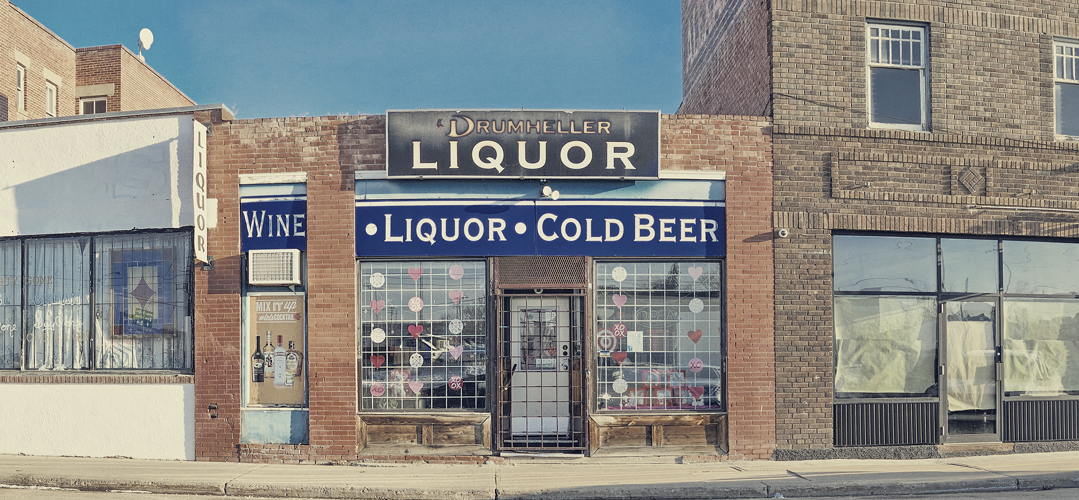Liquor Store, Panoramic, Drumheller, Alberta, 2024-02-21