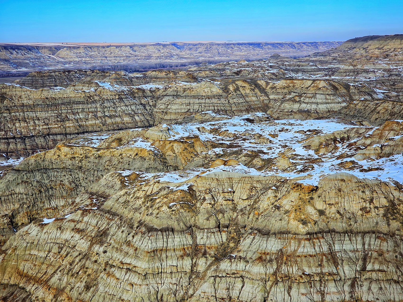 Horse Thief Canyon, Drumheller, Alberta, 2024-02-21