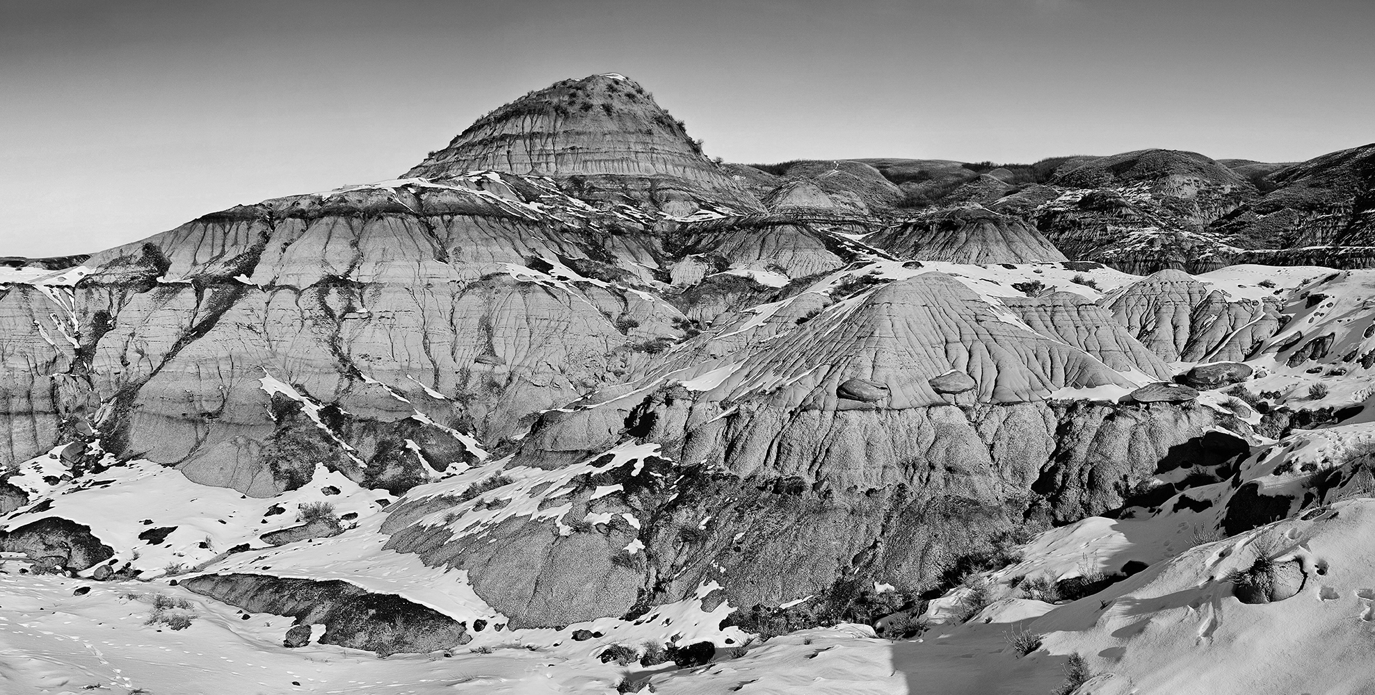 Badlands Loop 02, Midland Provincial Park, Drumheller, Alberta, 2024-02-21