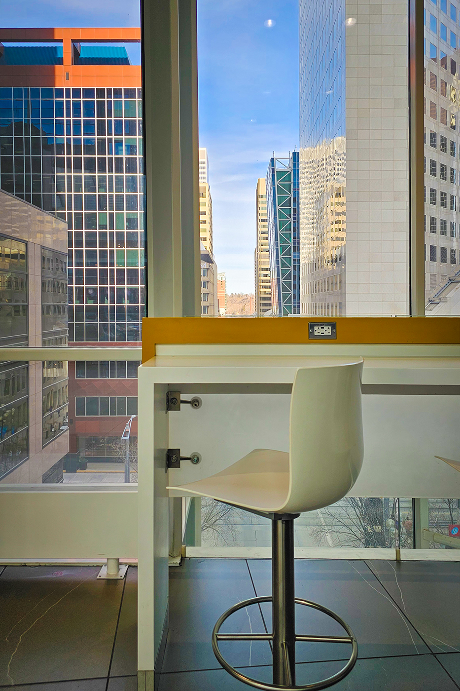 Recharging Station, The Core, Calgary, Alberta, 2024-02-22