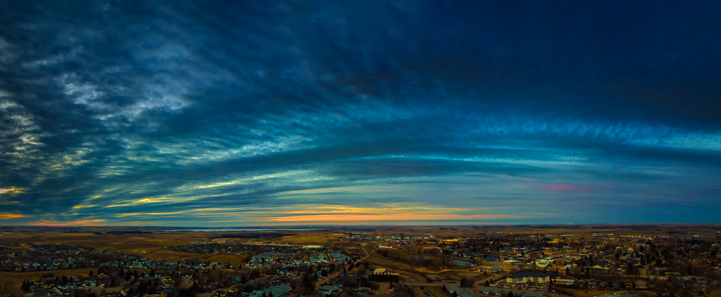 It's a new day, 100m Above Thornbriar Green, Strathmore, Alberta, 2024-03-19