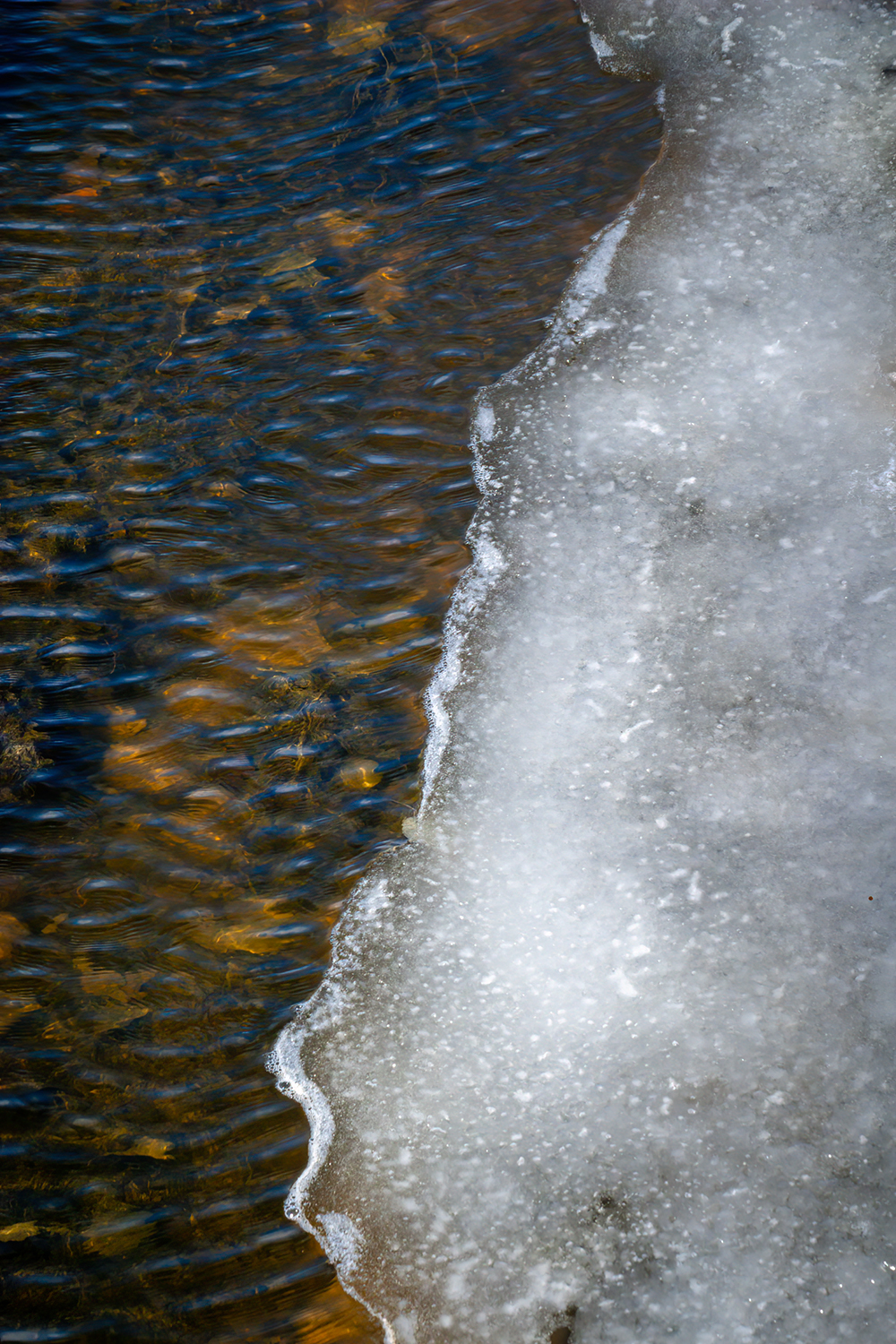 Ripples 03, Irrigation Canal, Thomas Drive, Strathmore, AB, 2024-04-03