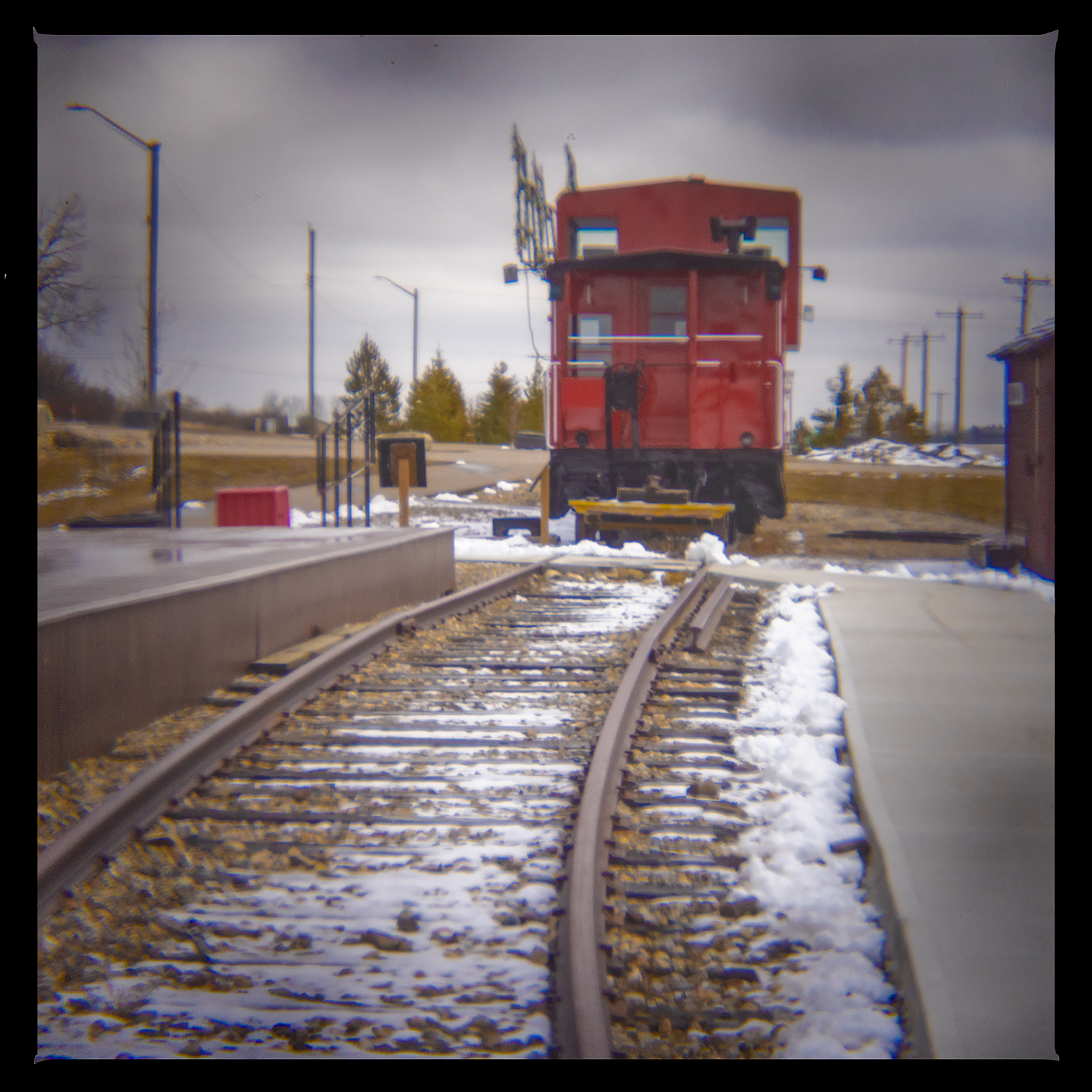 Caboose on the loose, Standard, AB, 2024-04-06