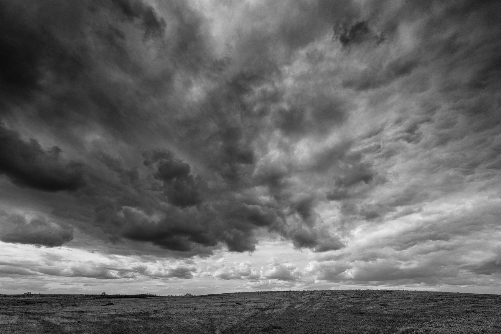 Restless sky, Hwy 817 North of Strathmore, Alberta, 2024-04-07