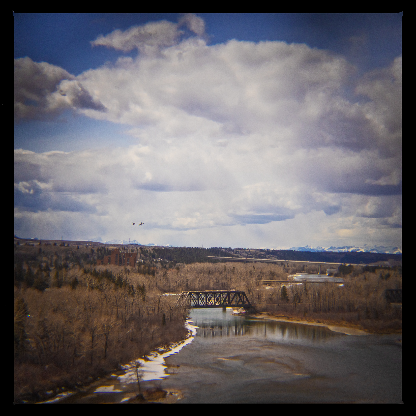That trestle again, Bowmont Park, Calgary, AB, 2024-04-12