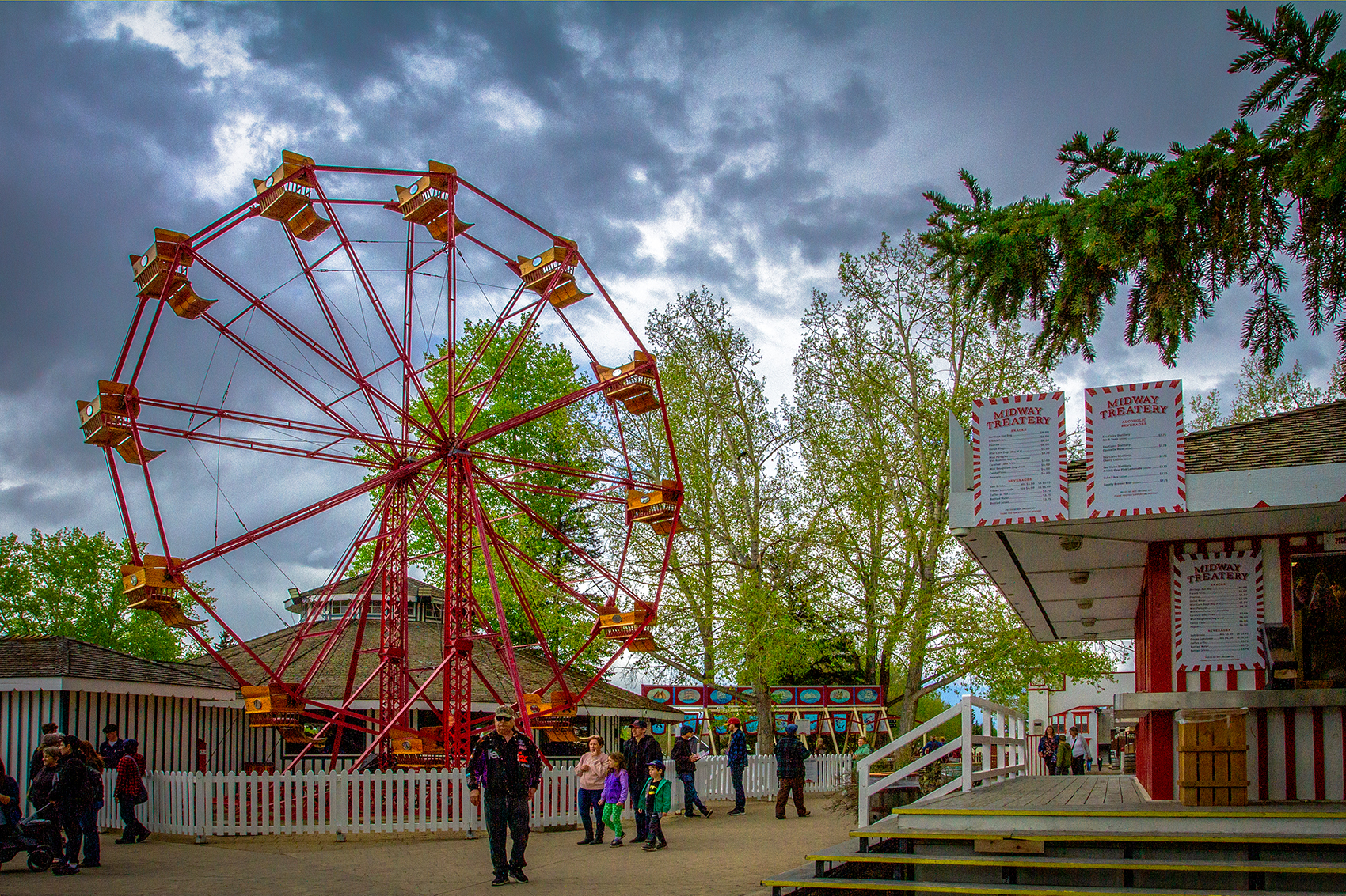 Conklin ferris wheel, Heritage Park, Calgary, AB, 2024-05-25