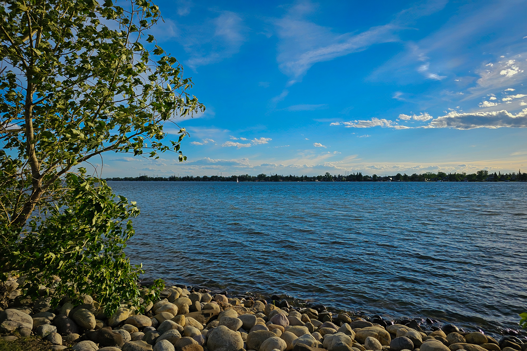 Wind and water don't mix, Chestermere Lake, Chestermere, AB, 2024-06-14
