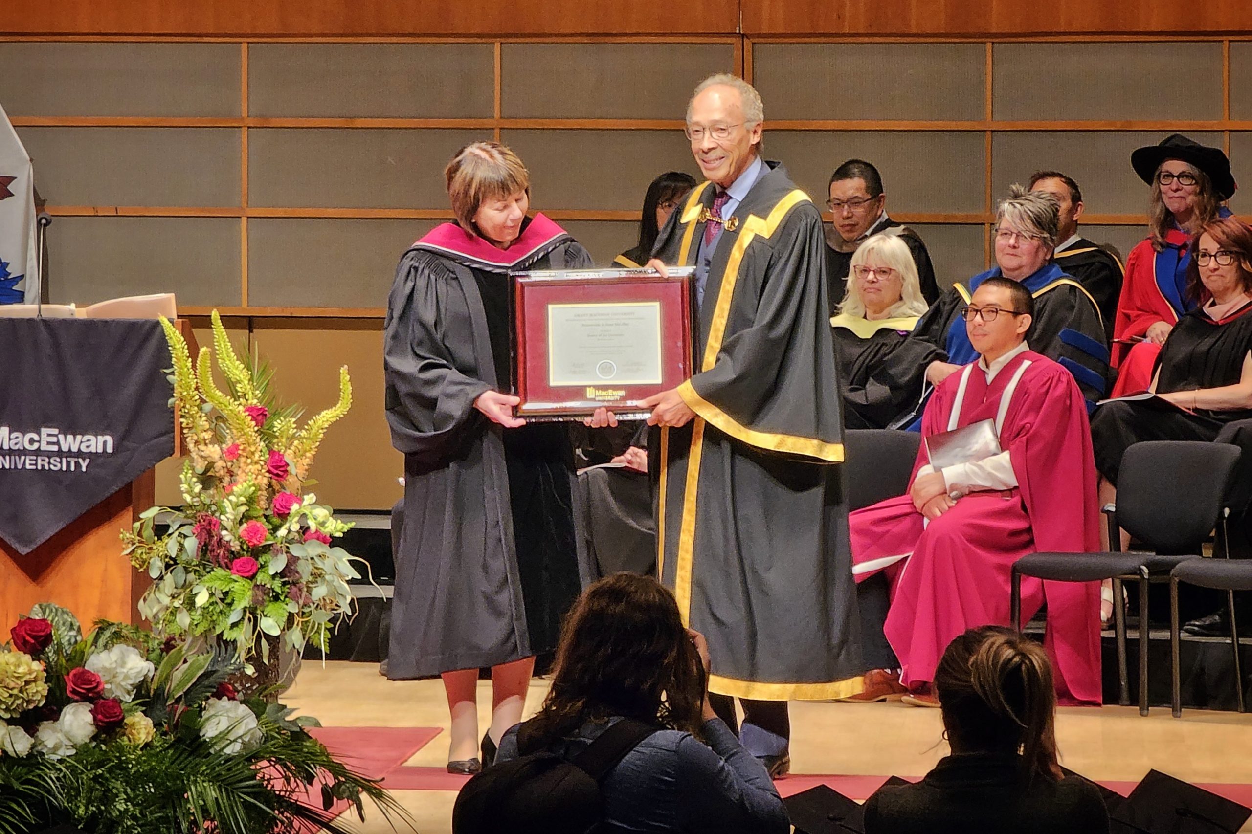 Honourary doctorate, Winspear Centre, Edmonton, AB, 2024-06-19