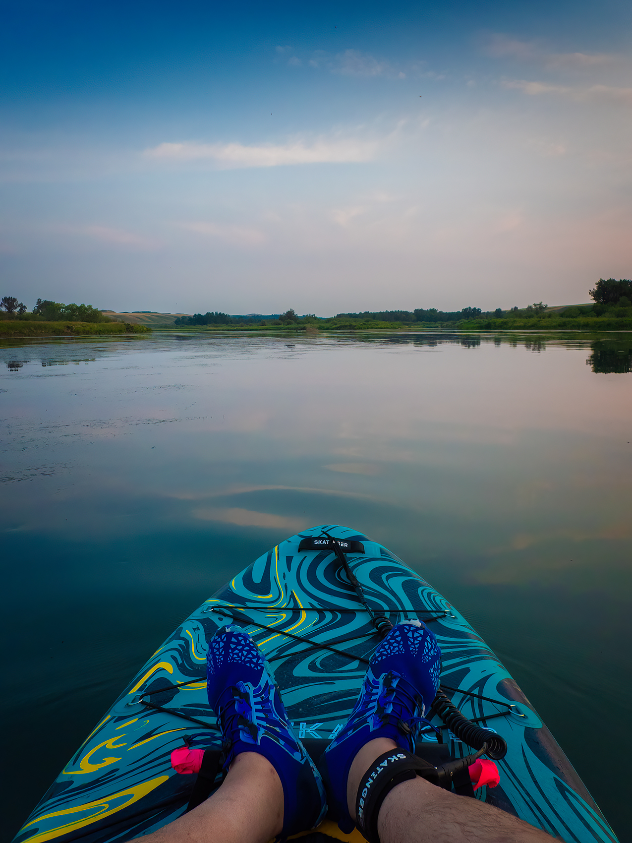 South bound, Johnson's Island, Wyndham Carseland Provincial Park, AB, 2024-07-27