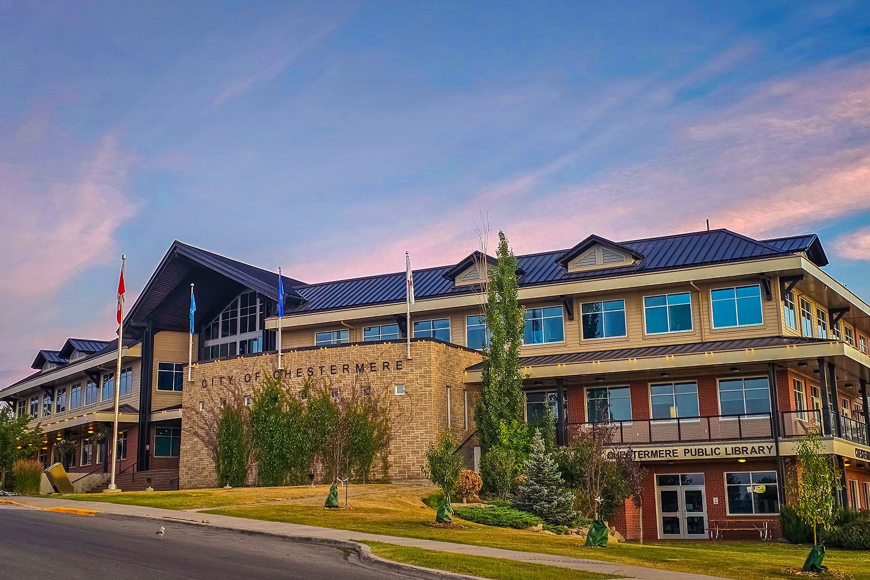 Municipal building, Chestermere Lake, Chestermere, AB, 2024-07-31