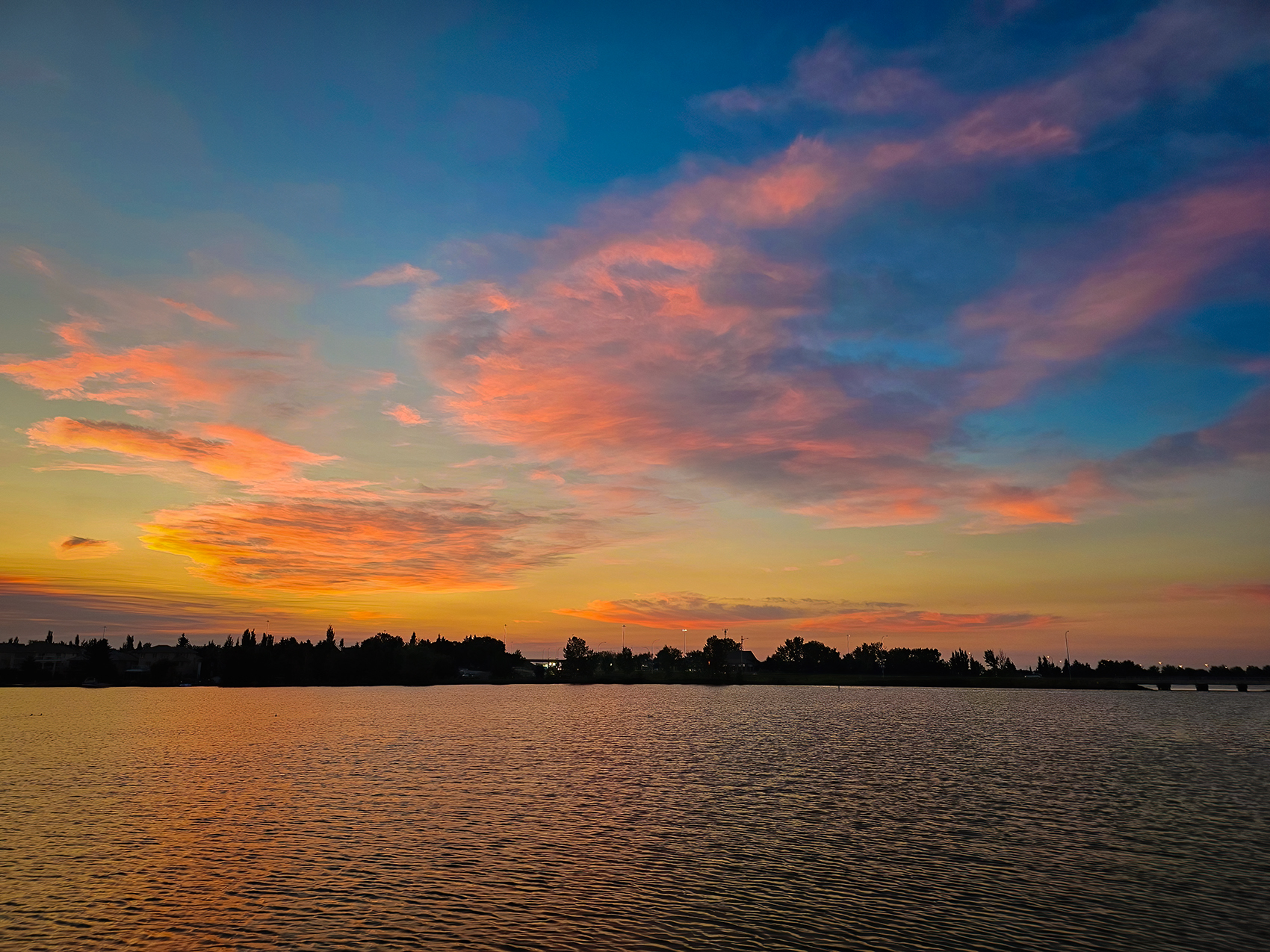 Just before dawn, Chestermere Lake, Chestermere, AB, 2024-08-02
