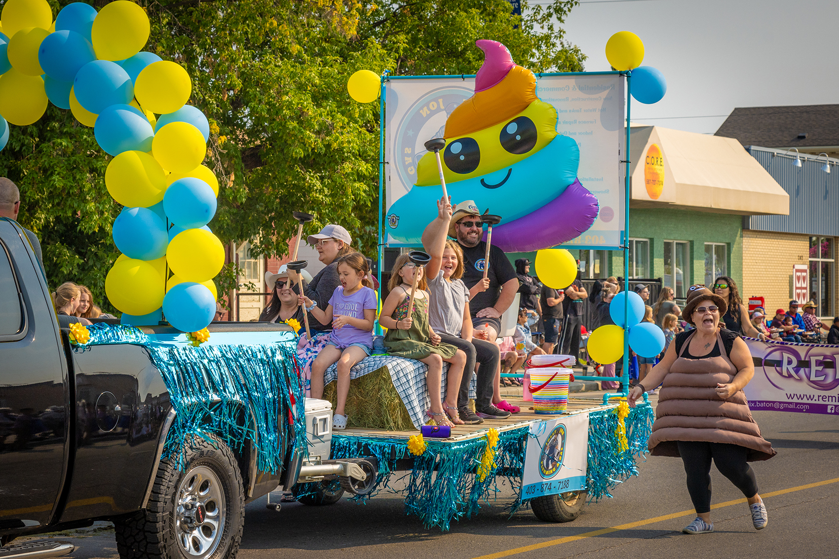 Joy Plumbing 02, Stampede Parade, Strathmore, AB, 2024-08-03