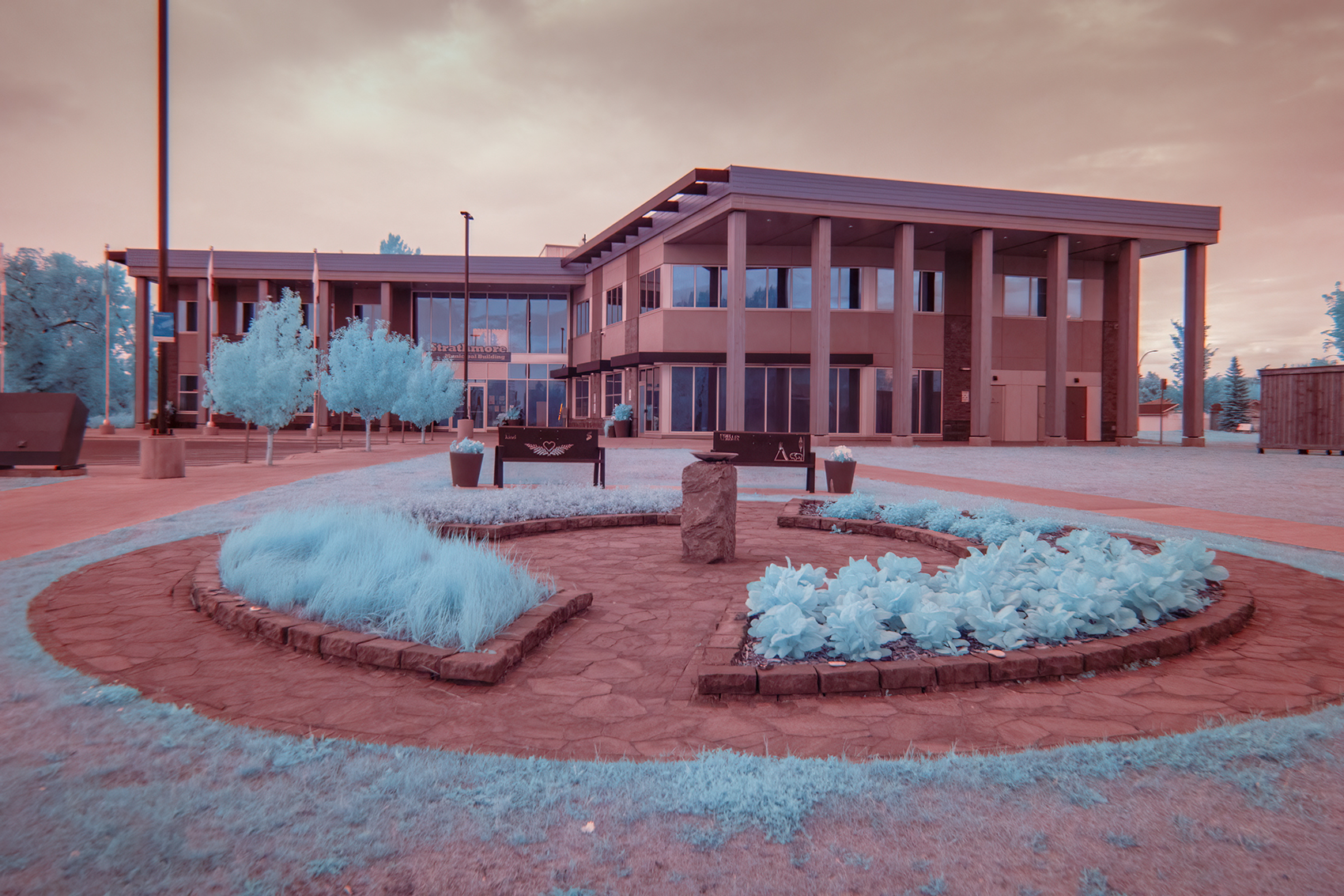 Healing garden, Kinsmen Park, Strathmore, AB, 2024-07-29
