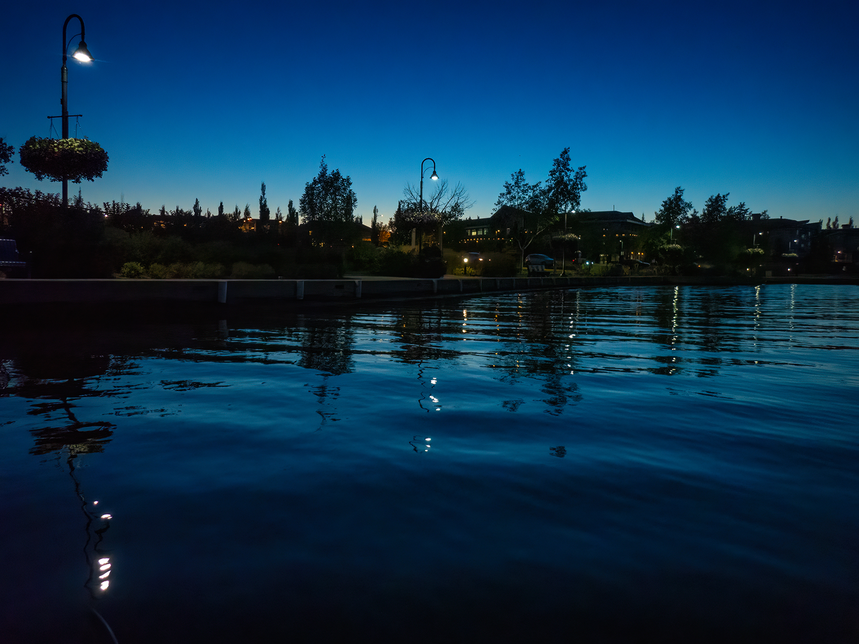 Creeping the shoreline, After Dark, Chestermere Lake, Chestermere, AB, 2024-08-29